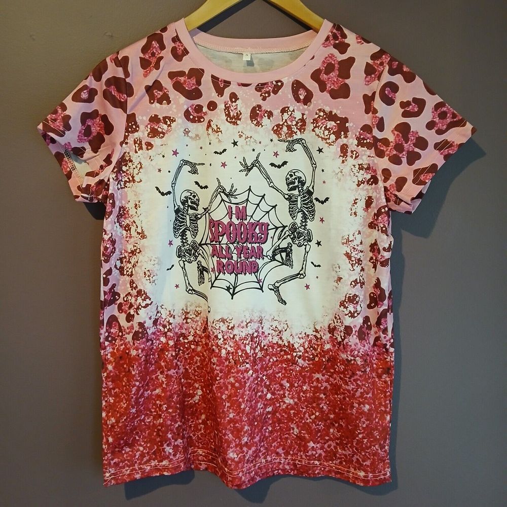 Pink T Shirt I'm Spooky All Year Round Size‎ Small